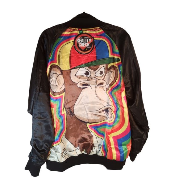 Kevin Hart Reality Check Tour VIP Satin Varsity Jacket UNISEX Size Large - Picture 4 of 10